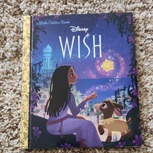 Disney Wish Book with Purple and Yellow Cover